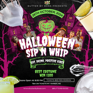 The Halloween Sip -N- Whip Workshop