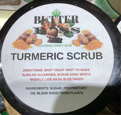 Turmeric Sugar Scrub 8oz